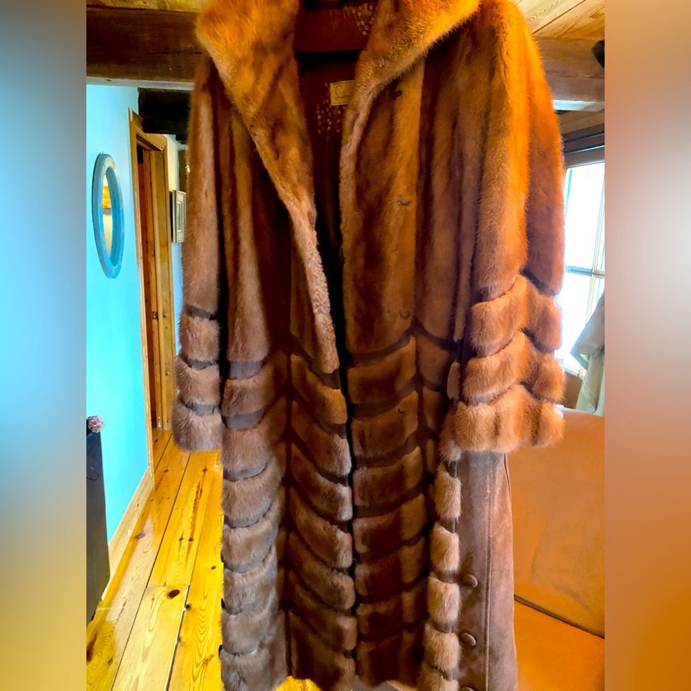 Vintage Fur Coat Womens